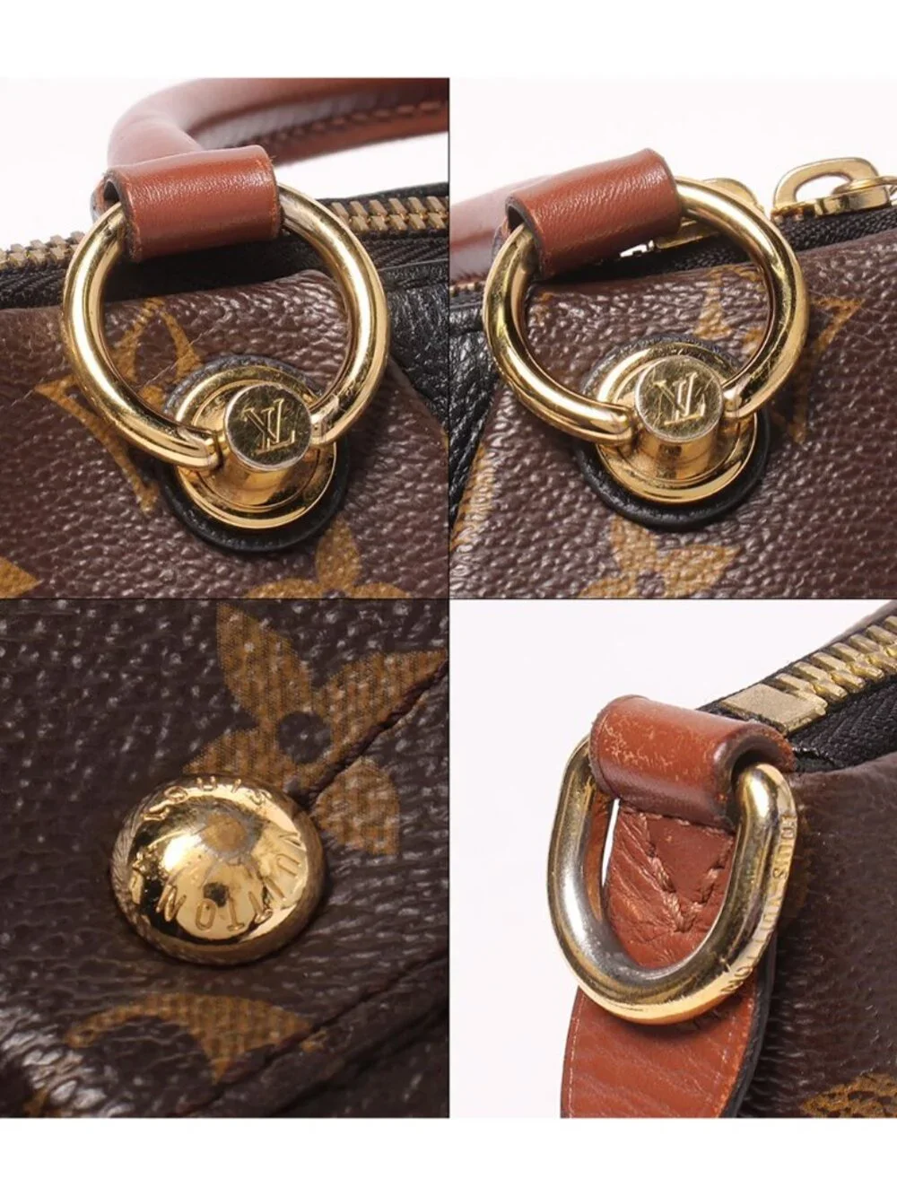 Louis Vuitton 2-Way Shoulder Bag Strap Crossbody Tote BB Monogram